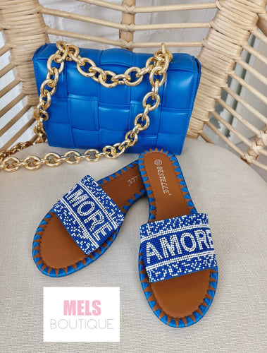 Blue Amore sandals
