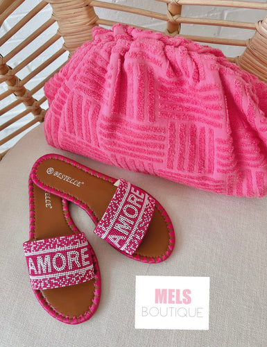 Pink Amore sandals