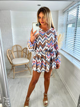 Load image into Gallery viewer, Brid dress- white/tan