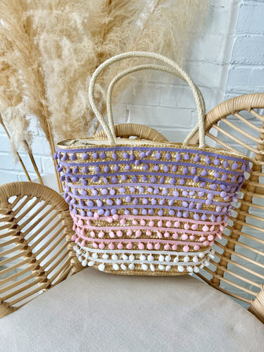 Tanya beach bag lilac