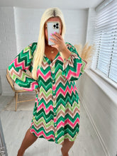 Load image into Gallery viewer, Brid dress - green